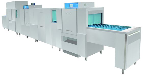 China 46KW / 82KW Flight Type Dishwasher 1900H 8500W 850D for Restaurants supplier