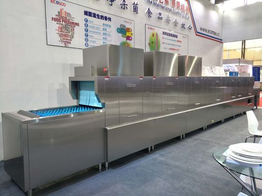 China 56KW / 92KW Hotel Dishwasher Machine ECO-L960CP3H3 , Commercial Dishwashing Machine supplier