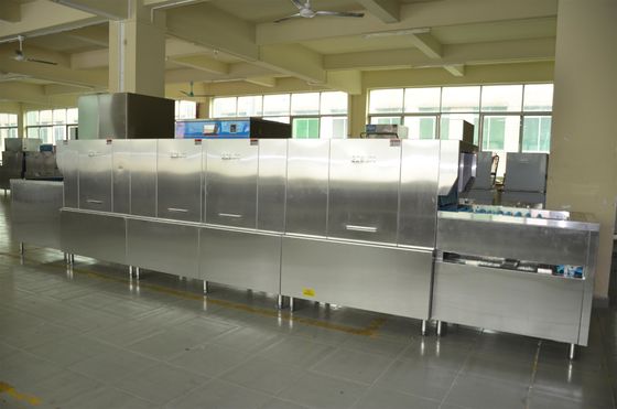 China Hotel Dishwasher Commercial Dishwashing Machine 34KW / 70KW ECO-L650P3H Dispenser inside supplier