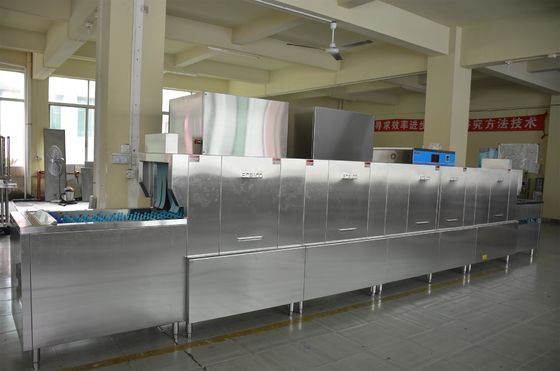 China Central kitchen Commercial Dishwashing Machine 44KW / 80KW  ECO-L700P3H2 supplier