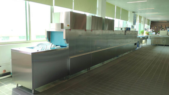 China Dual Sprinkler Restaurant Kitchen Dishwasher , Low Temperature Commercial Dishwasher supplier