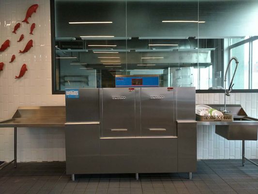 China Staff canteens Stainless Steel Commercial Dishwasher  ECO-M190P2 , Commercial Kitchen Dishwasher supplier