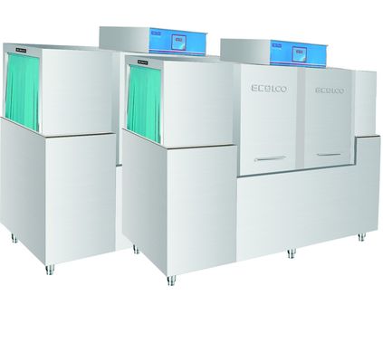 China Rack Type Dishwasher Commercial Dishwashing Machine 390L/H Water usage supplier
