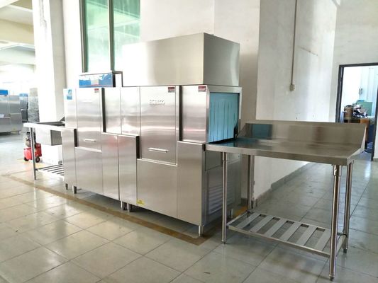 China Stainless Steel Hotel Dishwasher Machine , Commercial Kitchen Dishwasher supplier