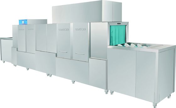 China 42KW/78KW 1900H5800W850D  Long chain dishwasher ECO-L580P2H2 for Restaurants supplier