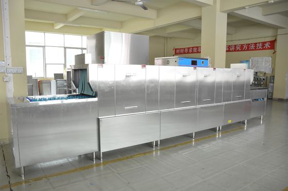 China Central kitchen  Kitchenaid Commercial Dishwasher 34KW / 70KW 60-75 ℃ Wash supplier