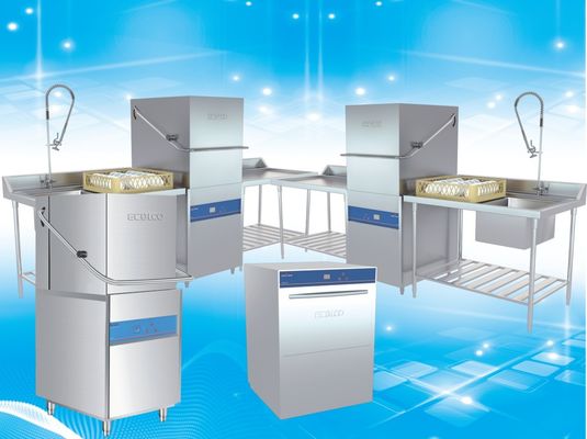 China Stainless Steel Commercial Dish Machine / Large Commercial Dishwasher supplier