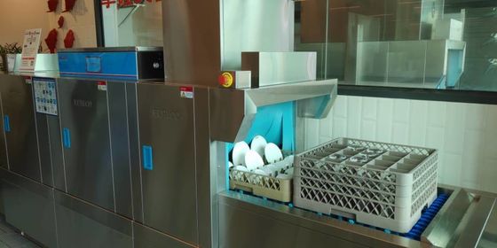 China Compact Commercial Dish Machine , Quiet Restaurant Grade Dishwasher supplier